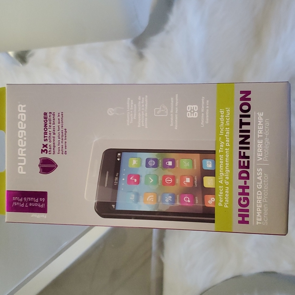 PURE.gear High Definition Tempered Glass Screen Protector ( For IPhone )